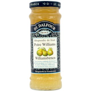 St. Dalfour Fruchtaufstrich Williamsbirne (284g Glas)