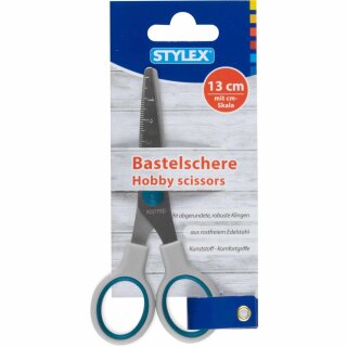 Stylex Bastelschere stumpf+cm-Skala 42700
