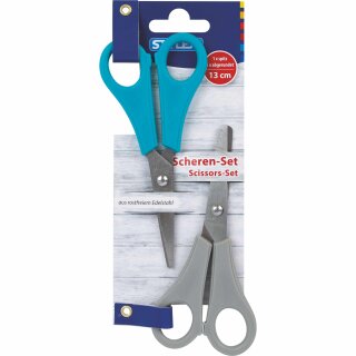 Stylex Scheren-Set 2er spitz und rund 42728