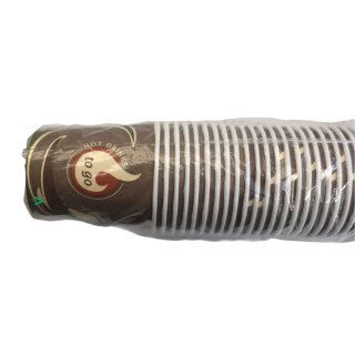 Papstar Trinkbecher Pappe To Go 0,1 l Ø6,3cmx5,9cm (80Stk.)