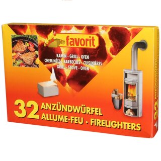 Favorit Anzündwürfel 32er 1250