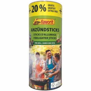 Favorit Anzündwürfel (100 Stück Dose) +20% gratis