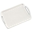 Serviertablett rutschfest weiss 77200