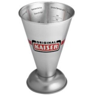 Kaiser Messbecher Metall (0,5l Volumen)