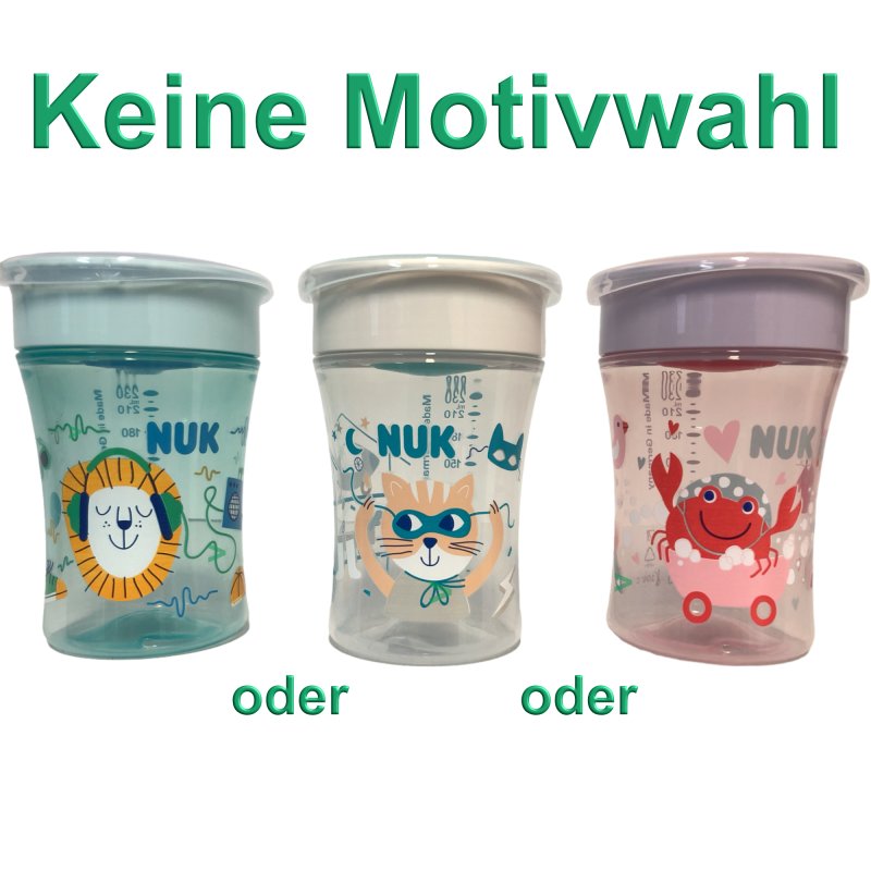 NUK Magic Cup Trinkbecher 360° für Kinder ab 8 Monate (230ml Vol.)
