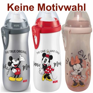 NUK FC Mickey Sports Cup 1 Flasche KEINE MOTIVWAHL (450ml Volumen)