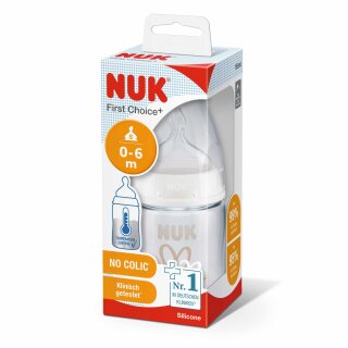 NUK FC+ PA-Flasche Silikon 150ml 0-6M Gr.S