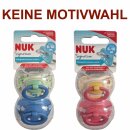 NUK Signature Silikon-Schnuller 6-18m Keine Motivwahl (1x...