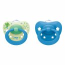 NUK Signature Silikon-Schnuller 18-36m (1x Packung mit 2 Schnullern)
