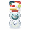 NUK Star Silikon-Schnuller Day&Night 2er 18-36M