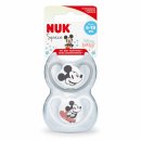 NUK Disney Mickey Space Silikon-Schnuller 2er 6-18