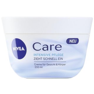 Nivea Creme Care Intensive Pflege für Gesicht & Körper (200ml Dose)