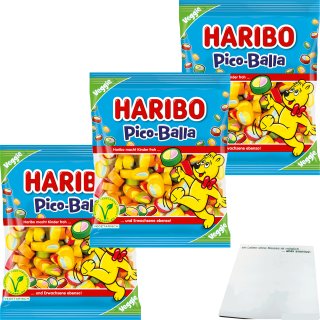 Haribo Pico-Balla 160g Packung Tüte Beutel Fruchtgummi vegan veggie