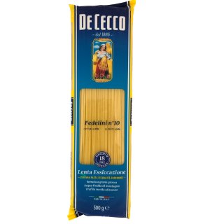 Dececco Fidelini no. 10 Nudeln 500g Restposten MHD 17.12.2022 Sonderpreis