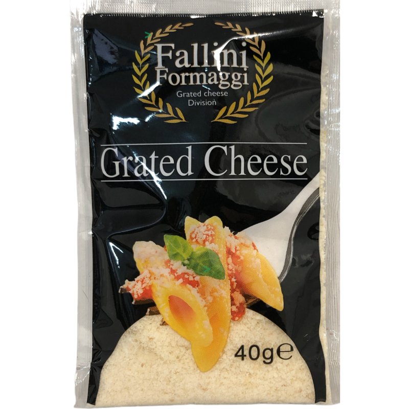 Fallini Formaggi Grated Cheese 5er Pack (Hartkäse 32 5x40g Tüte) + u