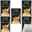 Fallini Formaggi Grated Cheese 5er Pack (Hartkäse 32% 5x40g Tüte) + usy Block