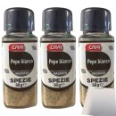 REBECCHI Pepe Bianco - Weißer Pfeffer, gemahlen 3er...
