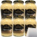 Maille Dijonnaise Senfcreme 6er Pack (6x330ml Glas) + usy Block