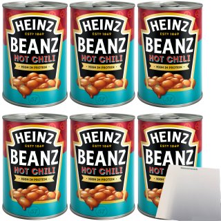Heinz Baked Beanz Hot Chili 390g High in protein 5000157074003