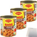 Maggi Ravioli in Pikanter Sauce mit würzigem Rindfleisch 3er Pack (3x800g) + usy Block