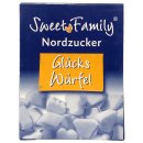 Nordzucker Sweet Family Glücks-Würfel Würfelzucker in dekorativen Formen 6er Pack (6x500g) + usy Block