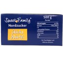 Nordzucker Sweet Family Glücks-Würfel Würfelzucker in dekorativen Formen 6er Pack (6x500g) + usy Block