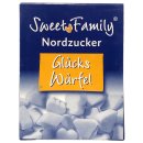 Nordzucker Sweet Family Glücks-Würfel Würfelzucker in dekorativen Formen 12er VPE (12x500g) + usy Block