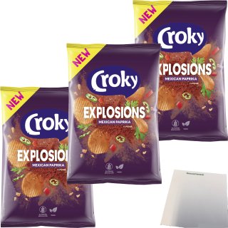 Croky Hula Hoops Barbecue Chips rings with barbecue taste 541435979435