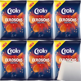 Croky Explosions Sweet Chilli (150g Tüte) scharf süß crunchy