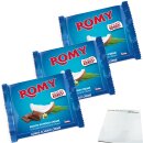 Romy Milchschokolade mit Kokoscreme Füllung 3er Pack (3x200gTafel) + usy Block