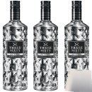 Three Sixty Vodka 37,5% vol. 3er Pack (3x0,7L) + usy Block