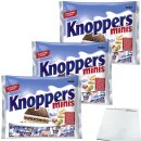 Storck Knoppers Minis das Frühstückchen und alles ist drin 3er Pack (3x200g Beutel) + usy Block