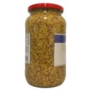 Rois de France Moutarde à lancienne grober Senf mit ganzen Körnern 3er Pack (3x1075g Glas)  + usy Block