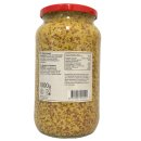 Rois de France Moutarde à lancienne grober Senf mit ganzen Körnern 6er Pack (6x1075g Glas)  + usy Block