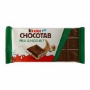 kinder chocotab Testpaket (4x80g Tafel) + usy Block