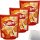 Lorenz Saltletts Laugen Cracker mit Meersalz 3er Pack (3x150g Beutel) + usy Block
