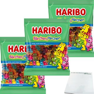 Haribo Bärchen-Pärchen Fruchtgummi 160g Beutel Bärchen Pärchen