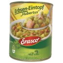 Erasco Erbsen-Eintopf Hubertus 6er Pack (6x800g Dose) + usy Block