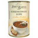 Jürgen Langbein Ochsenschwanz-Suppe mit edlem Madeira 3er Pack (3x0,4 L) + usy Block