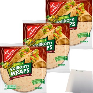Gut & Günstig Tortilla Vollkorn Wraps 4311501669853