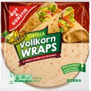 Gut & Günstig Tortilla Vollkorn Wraps 3er Pack (3x 6Stück, 370g Packung) + usy Block