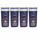 Nivea Men Sport Pflegedusche, 4er (4x250ml Flasche)
