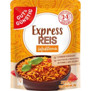 Good and inexpensive G&G solid grain rice with tomatoes and Mediterranean herbs 250g