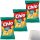Chio Chips Salt & Vinegar Chips 3er Pack (3x150g Packung) + usy Block