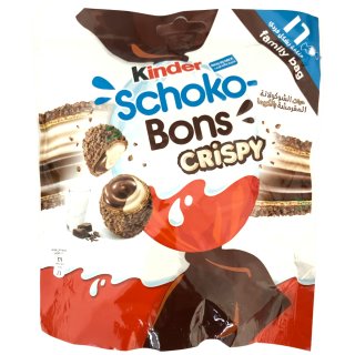 Ferrero Kinder Schoko-Bons Crispy 89g Packung 8000500346273