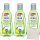 Guhl Shampoo Frische & Leichtigkeit mit Zitronenmelisse 3er Pack (3x250ml Flasche) + usy Block