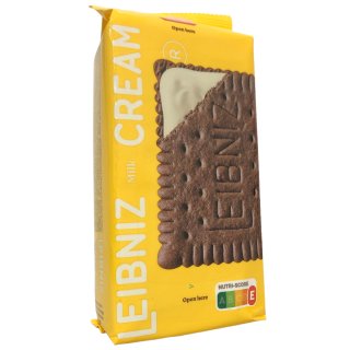 Leibniz Keksn Cream Milk Kakaokekse mit Milchcremefüllung (190g) MHD 01.10.2023