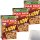 Nestle Lion Cereals Karamellschoko Cornflakes 41% Vollkorn 3er Pack (3x675g MAXI Packung) + usy Block