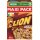 Nestle Lion Cereals Karamellschoko Cornflakes 41% Vollkorn 3er Pack (3x675g MAXI Packung) + usy Block