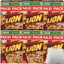 Nestle Lion Cereals Karamellschoko Cornflakes 41% Vollkorn 6er Pack (6x675g MAXI Packung) + usy Block